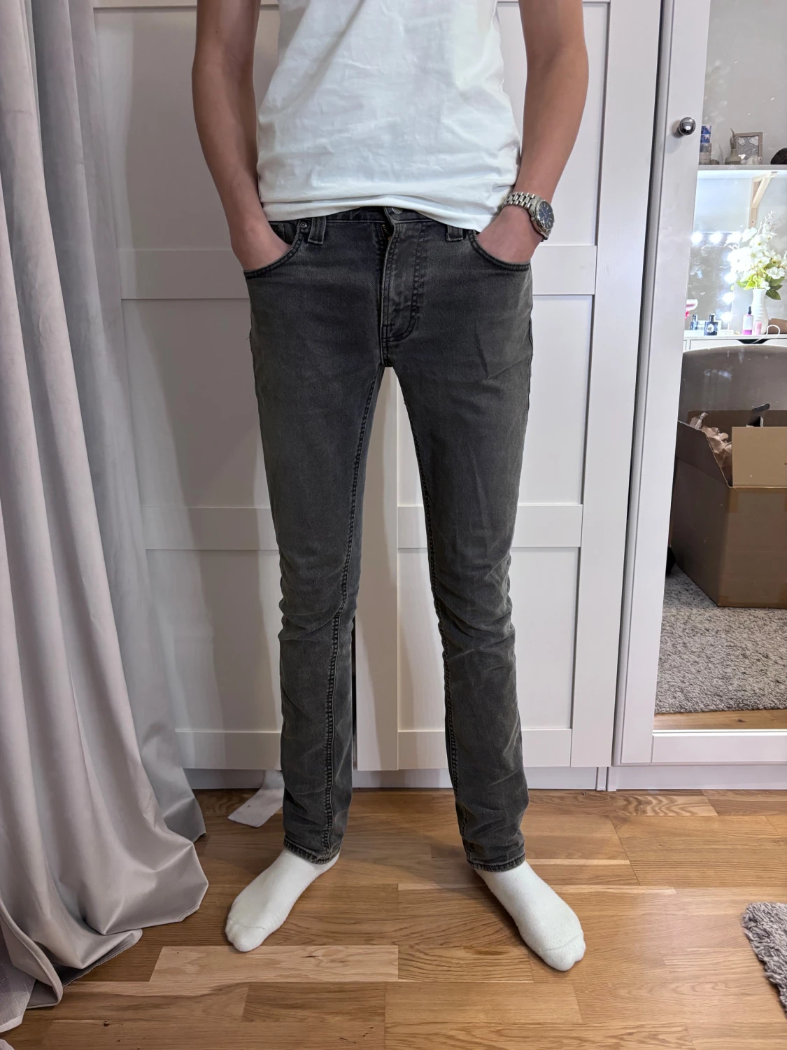 Nudie Jeans Grå Slim Fit - 1