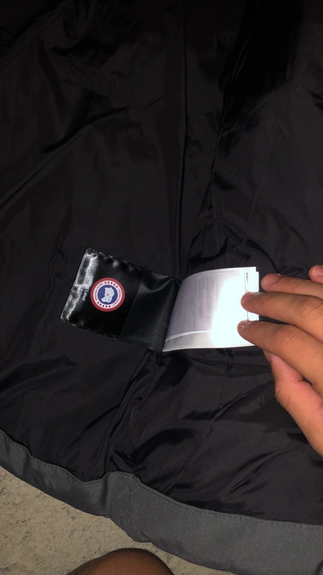 Äkta grå canada goose jacka  - 5