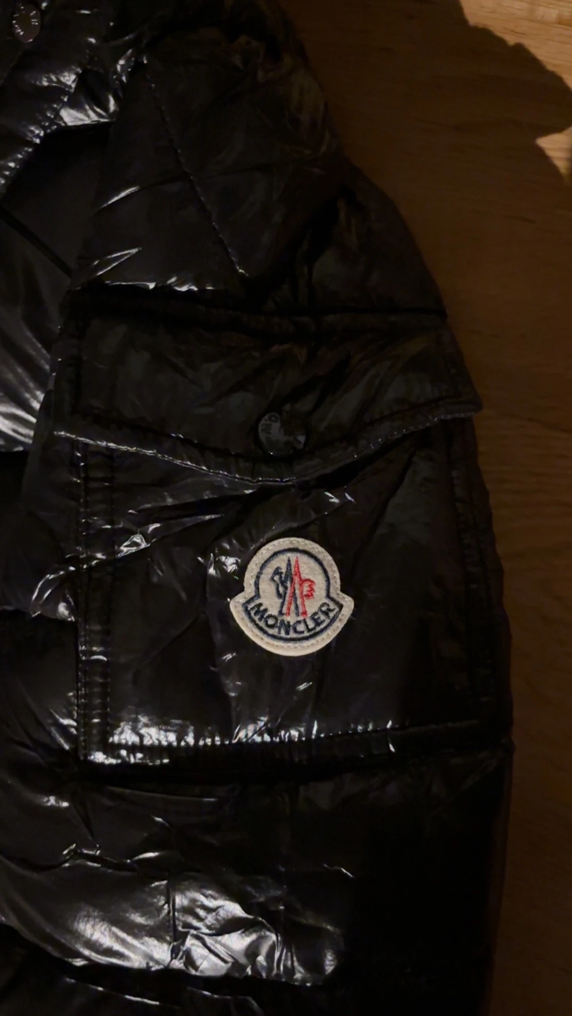 Svart Moncler pufferjacka M !NFC SCAN!  - 1