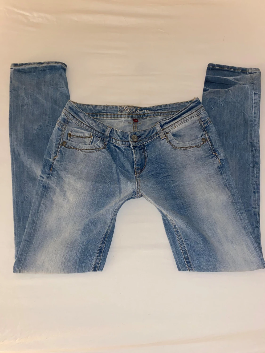 Ljusblå Fishbone jeans