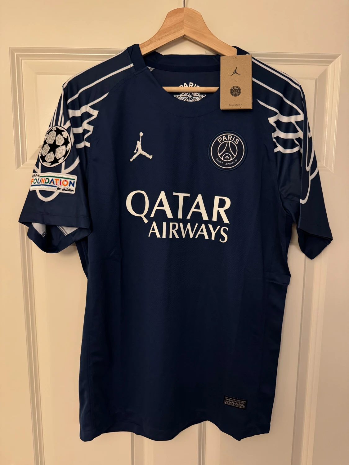 PSG Ousmane Dembélé matchtröja blå