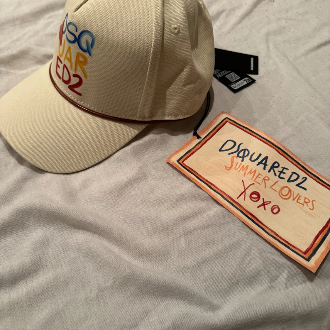 Beige keps från Dsquared2 Summer Lovers - 3