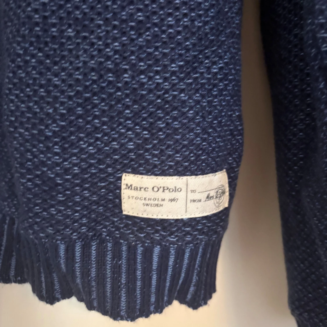 Blå stickad tröja Marc O'Polo M - 1