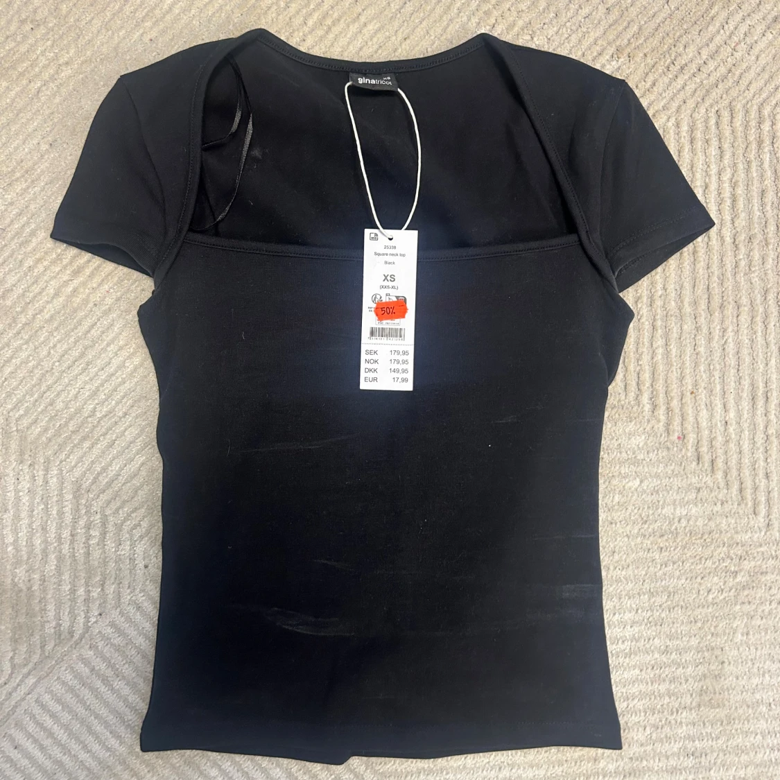 Svart tröja basic - 1