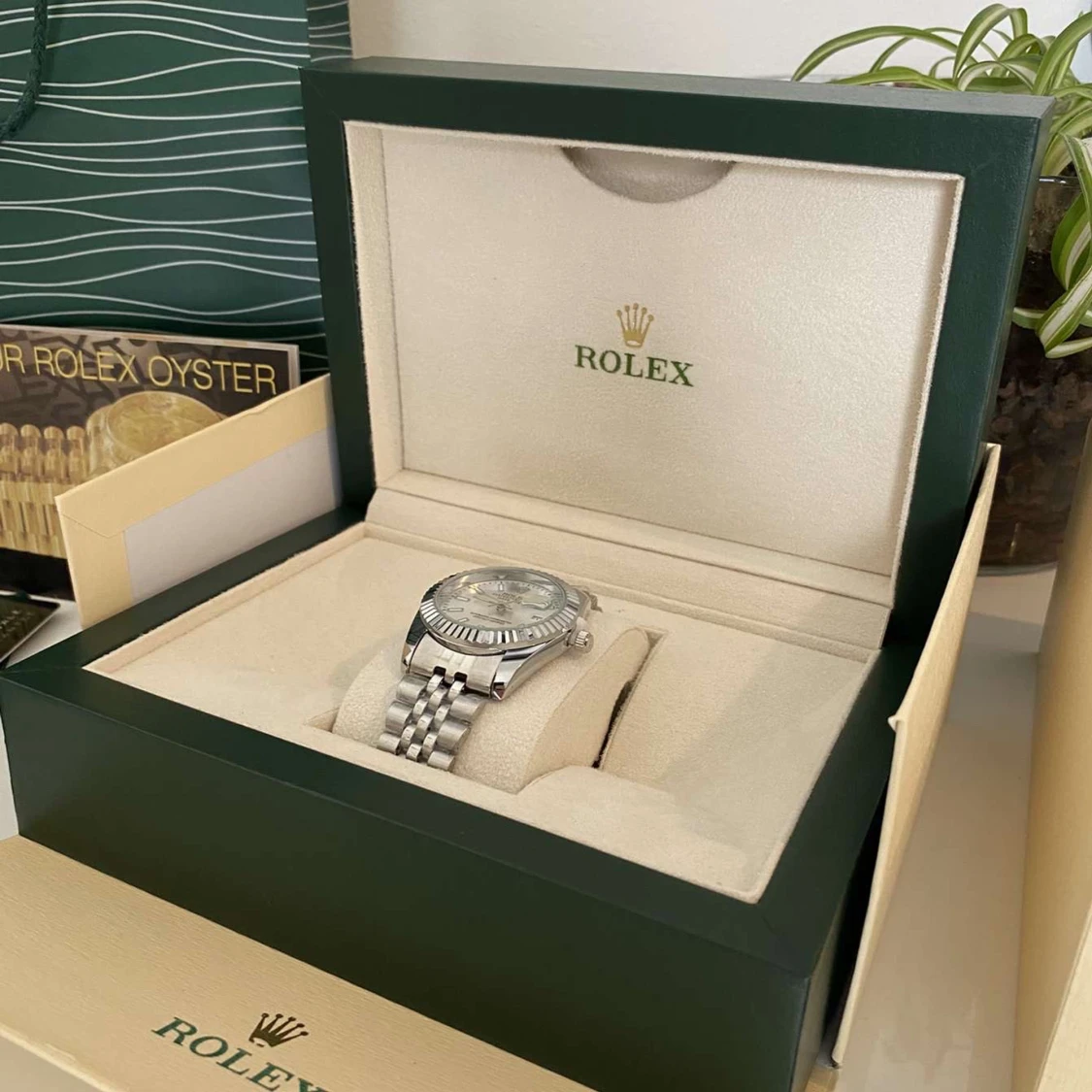 Datejust silverfärgad klocka - 1