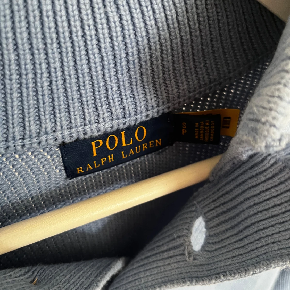 Blå stickad tröja Polo Ralph Lauren - 1