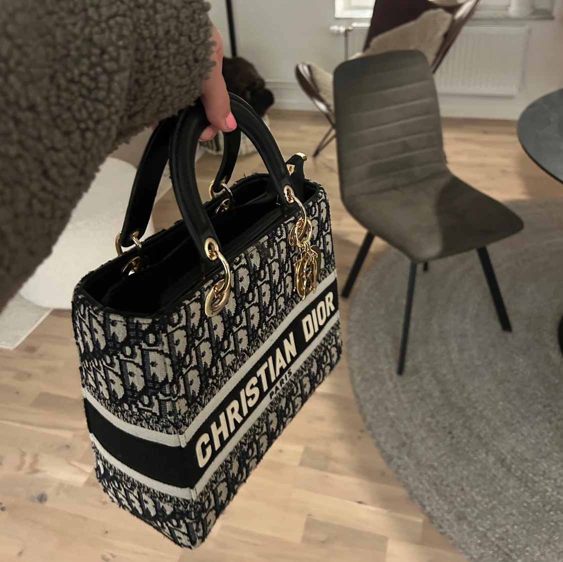 Christian Dior svart handväska - 1