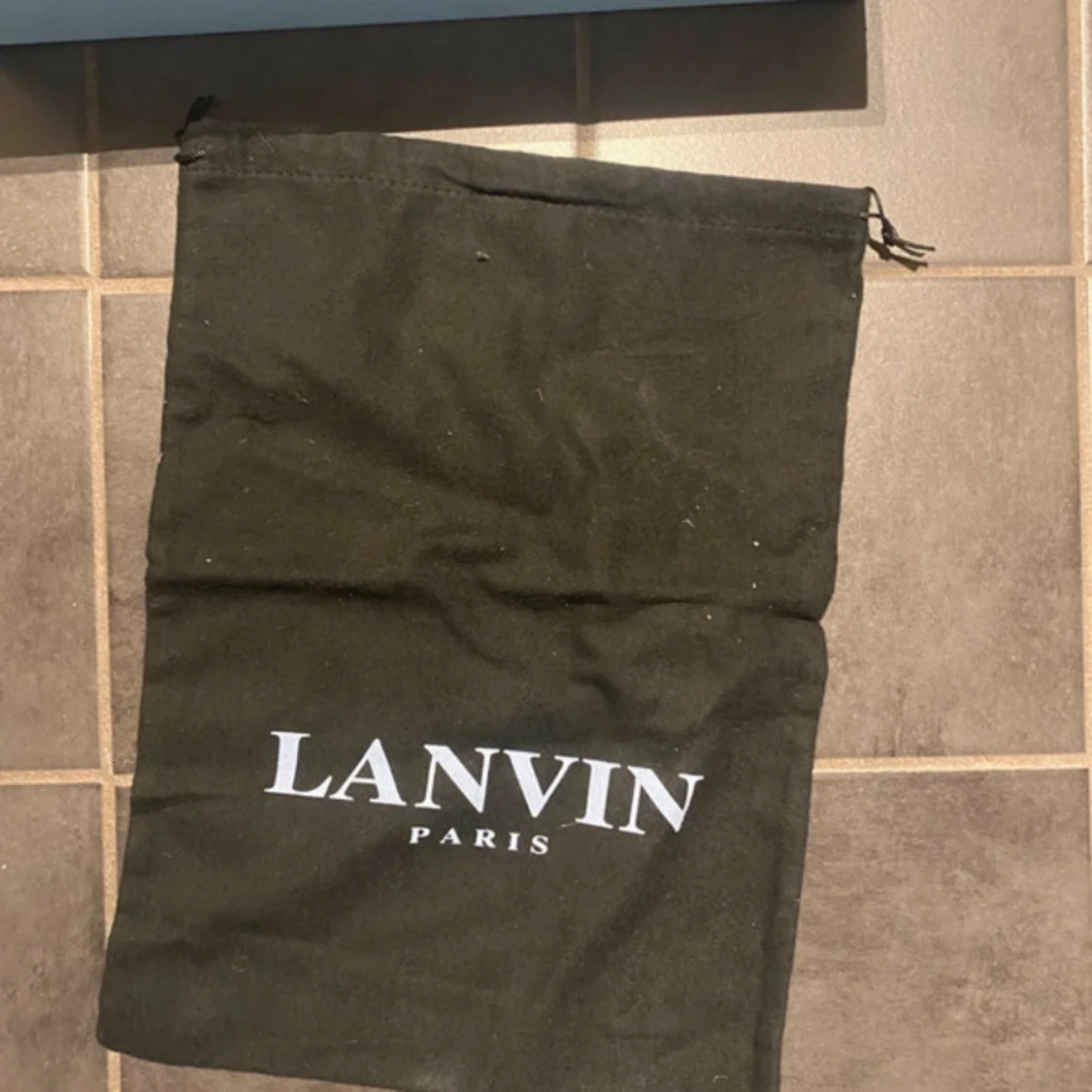 Lanvin sneakers i vinröd mocka - 3