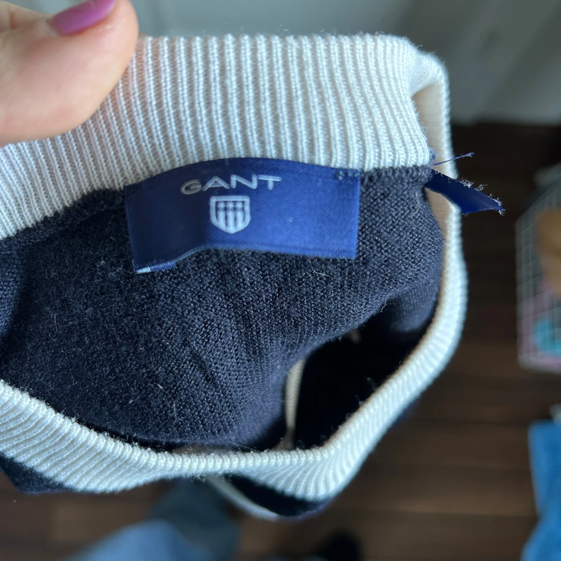 Randig stickad tröja från GANT - 2