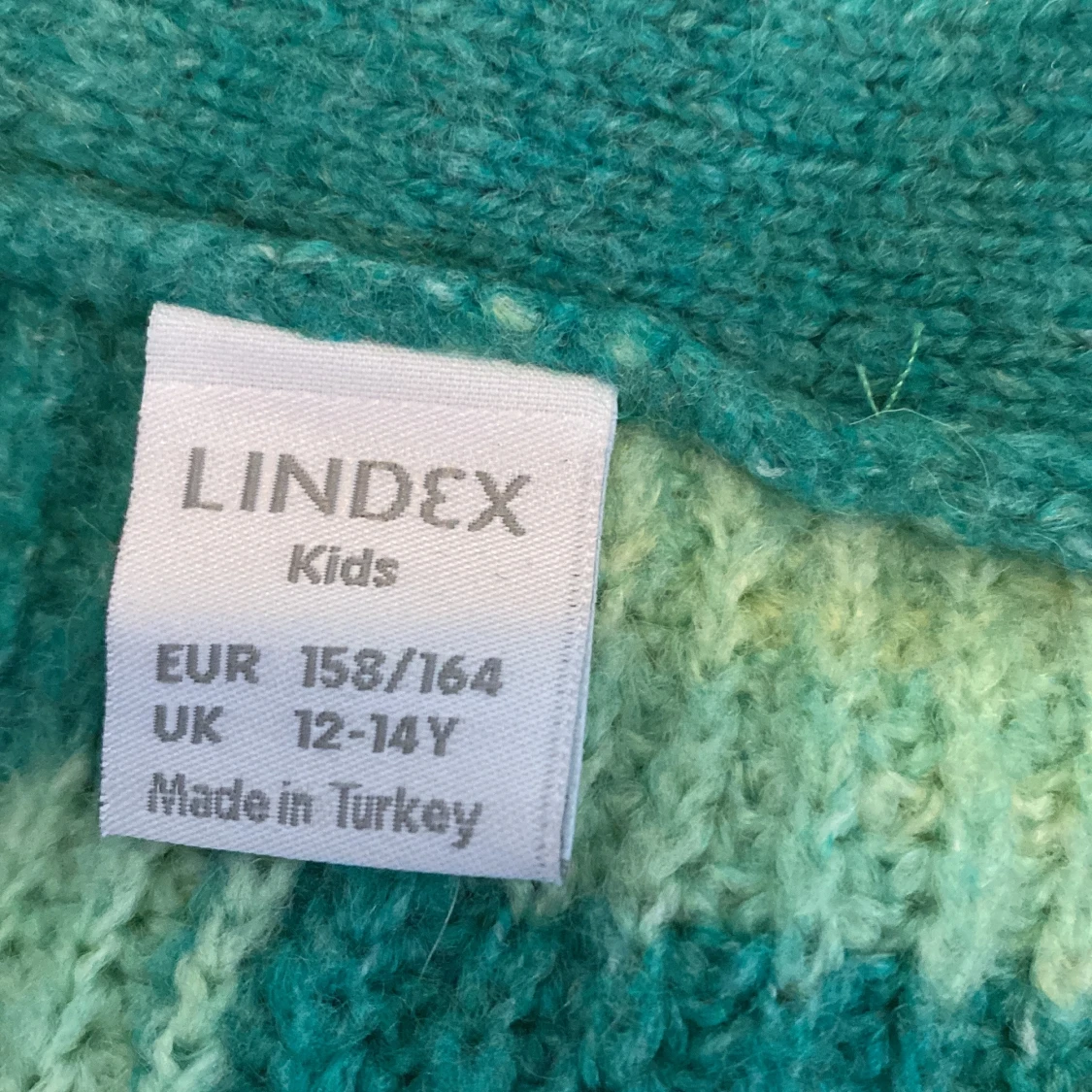 Grön rutig kofta från Lindex - 2