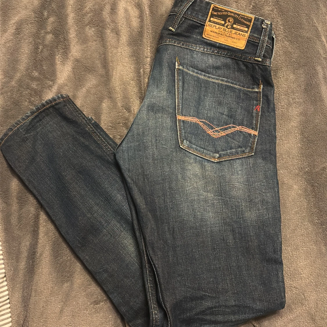 Replay Anbass jeans blå, storlek 32 - 4