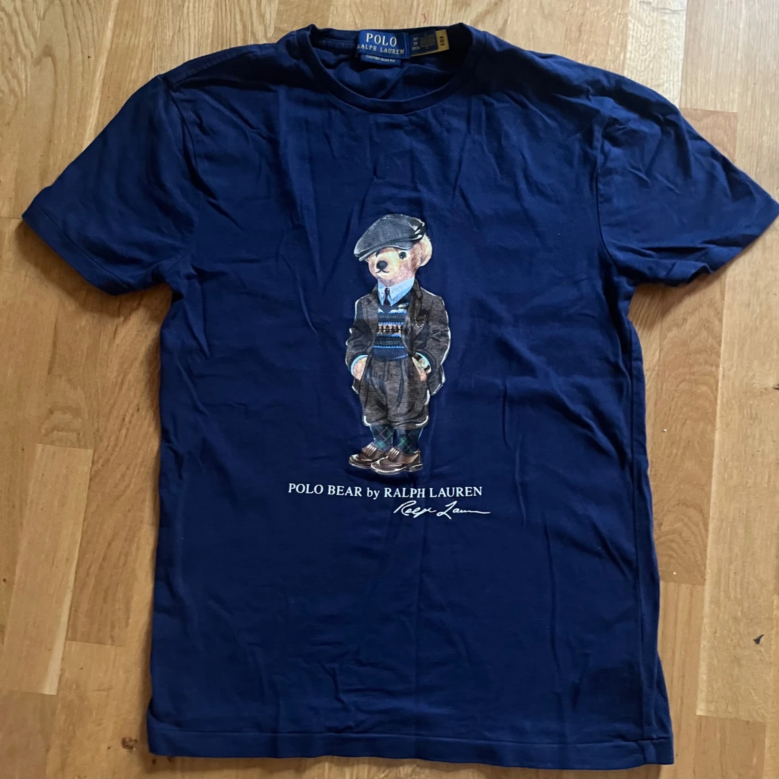 Mörkblå Polo Bear t-shirt Ralph Lauren