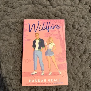 Wildfire - En färgstark och modern bok med illustration av två unga personer vid en lägereld. Perfekt för dig som gillar samtida berättelser om relationer och ungdomsliv. Av författaren till ICEBREAKER.