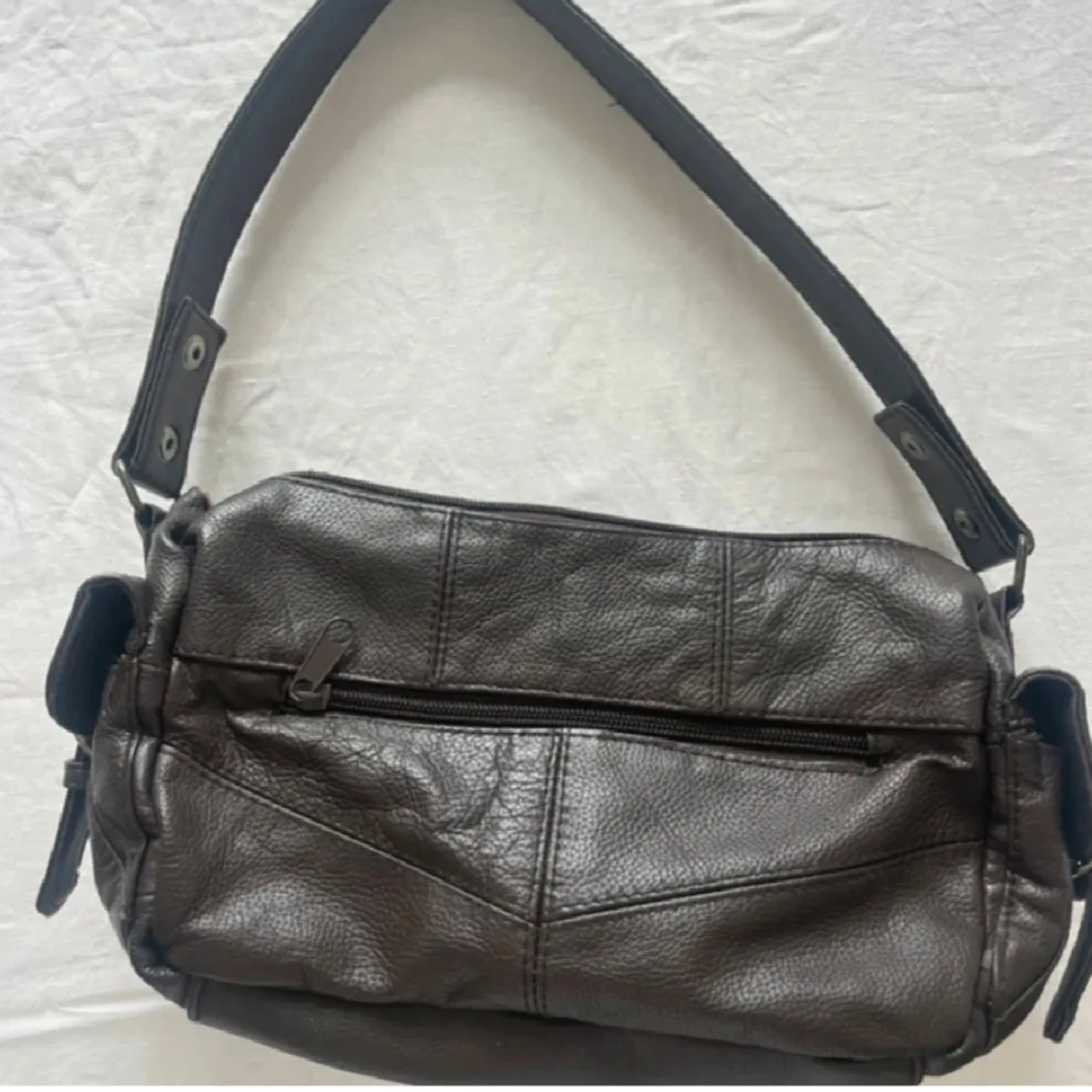 Brun läderväska - 1