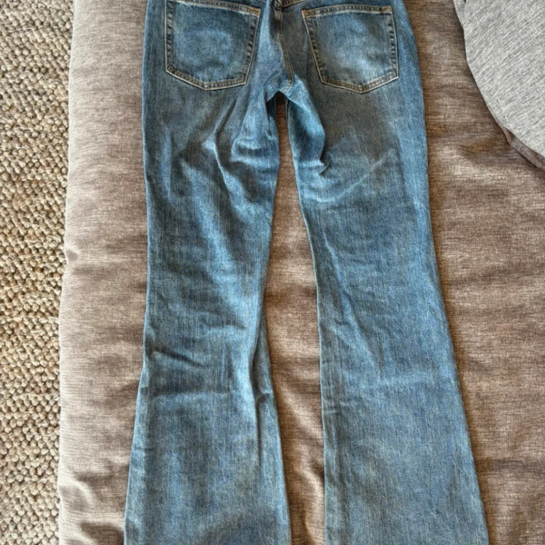 Blå bootcut jeans från J. Galt, S - 1