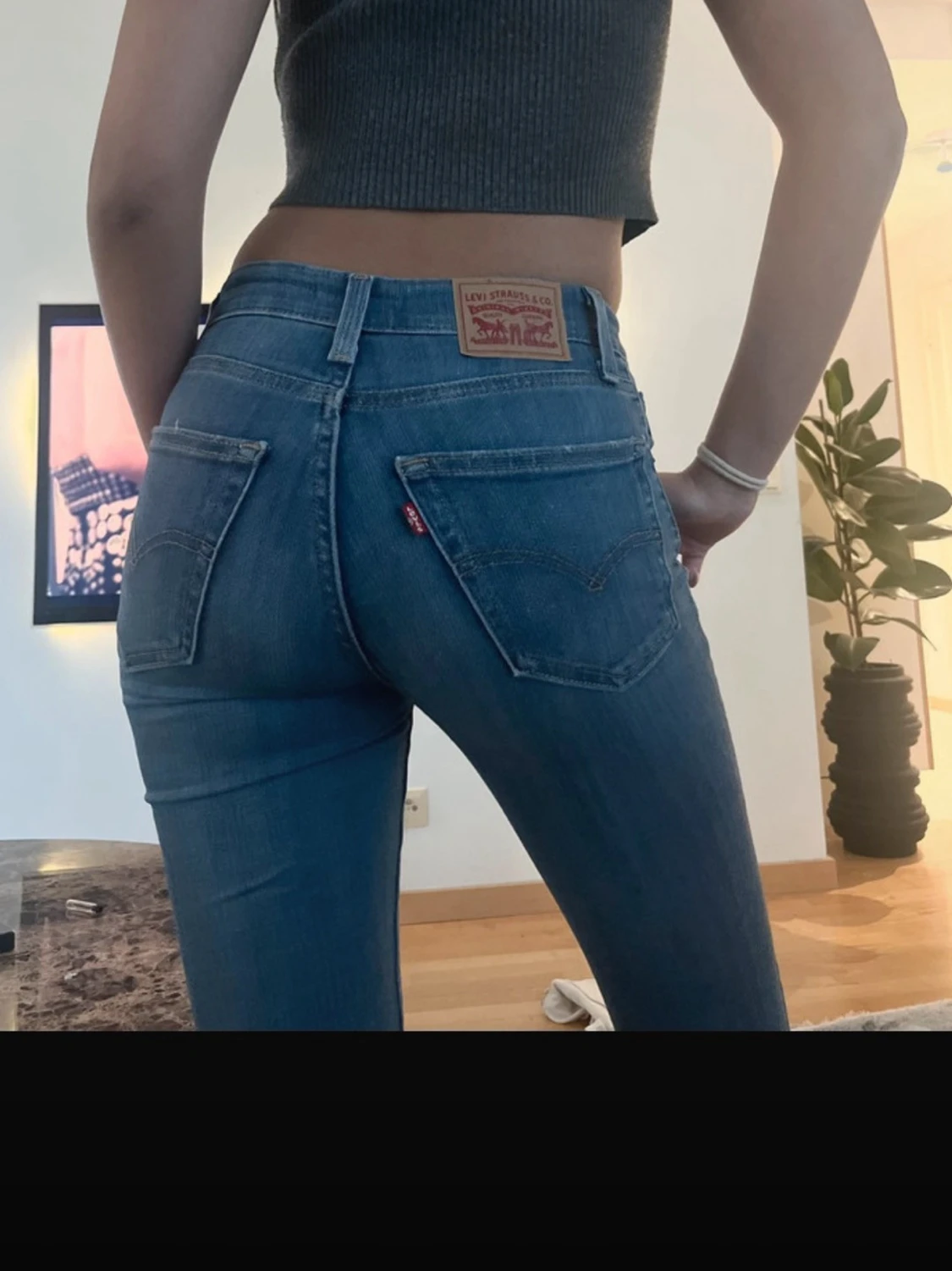 Levi's 726 Flare jeans ljusblå, stl 24 - 5