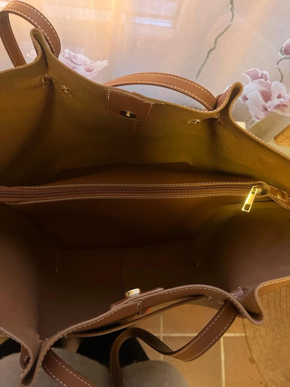 Brun axelväska - 2