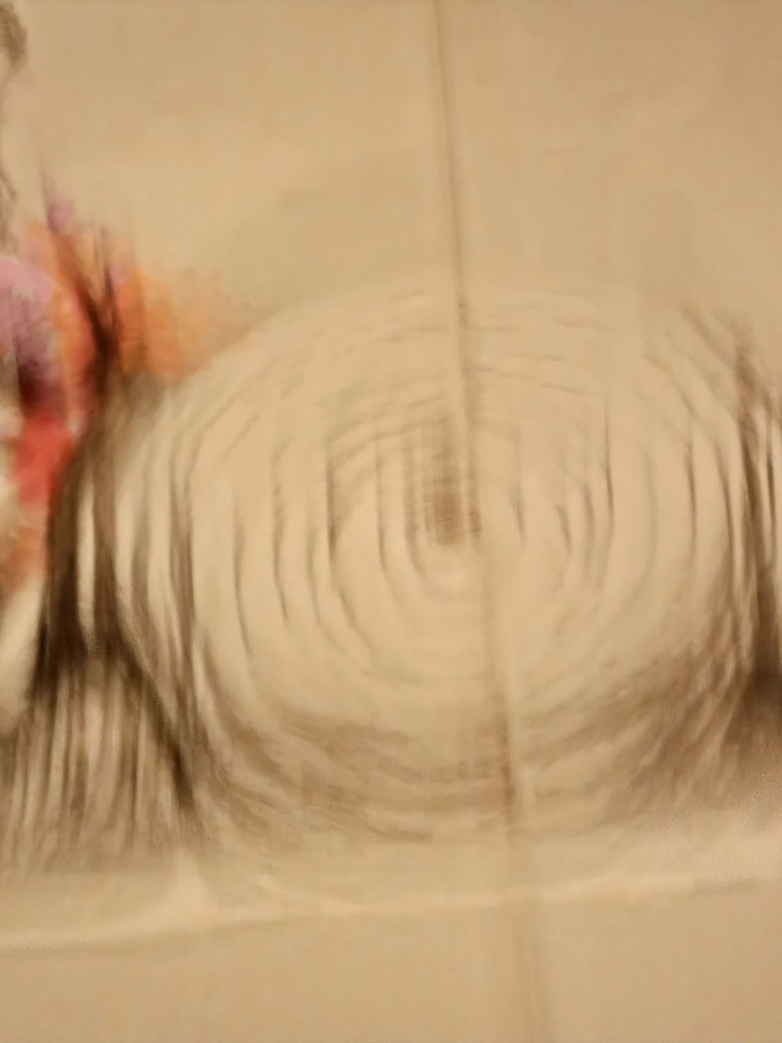 Handmålad duk med snigelmotiv - 5