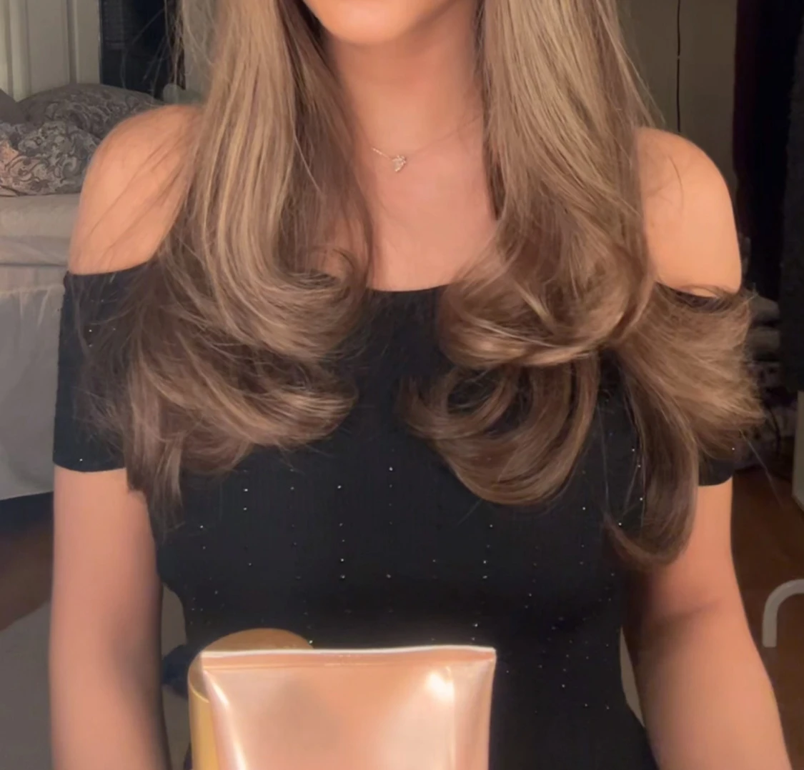 Glittrig off shoulder topp