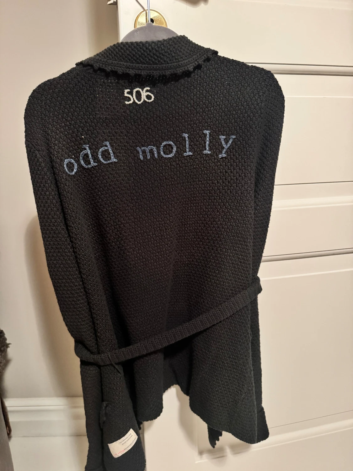 Svart stickad kofta Odd Molly - 1