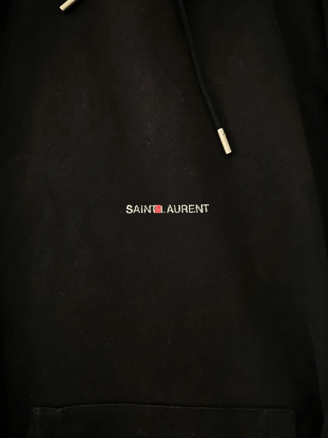 Svart Saint Laurent hoodie - 1