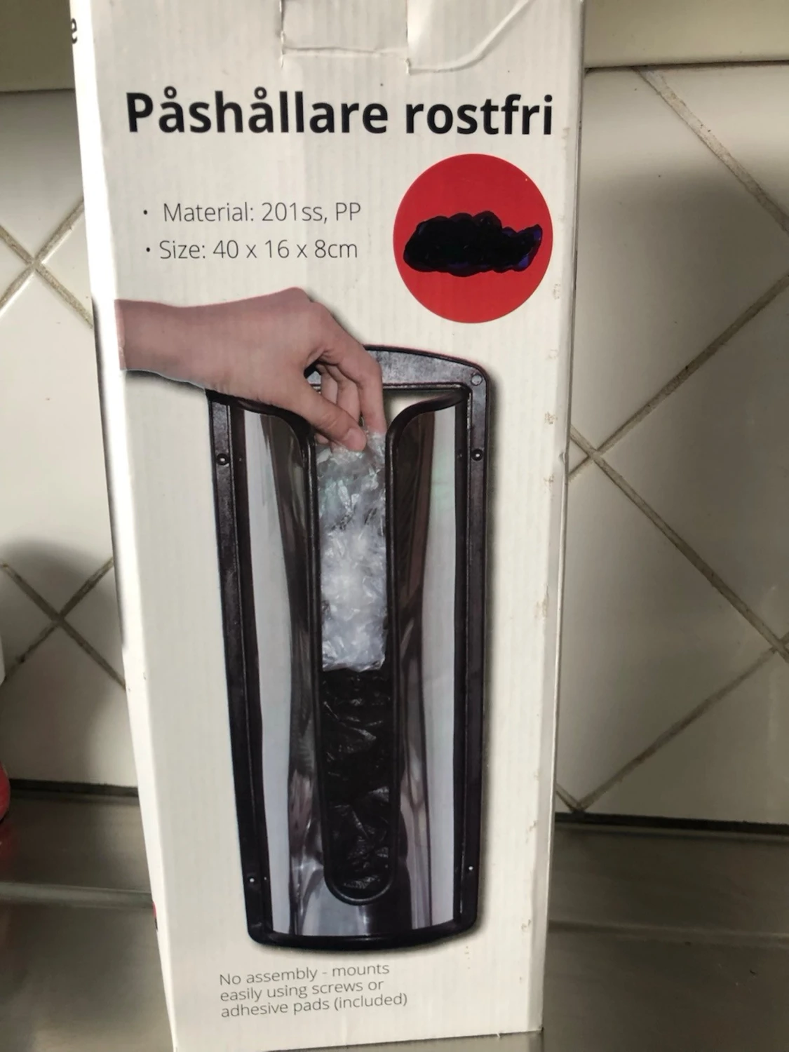 Påshållare i rostfritt i oupptagen förpu - 1