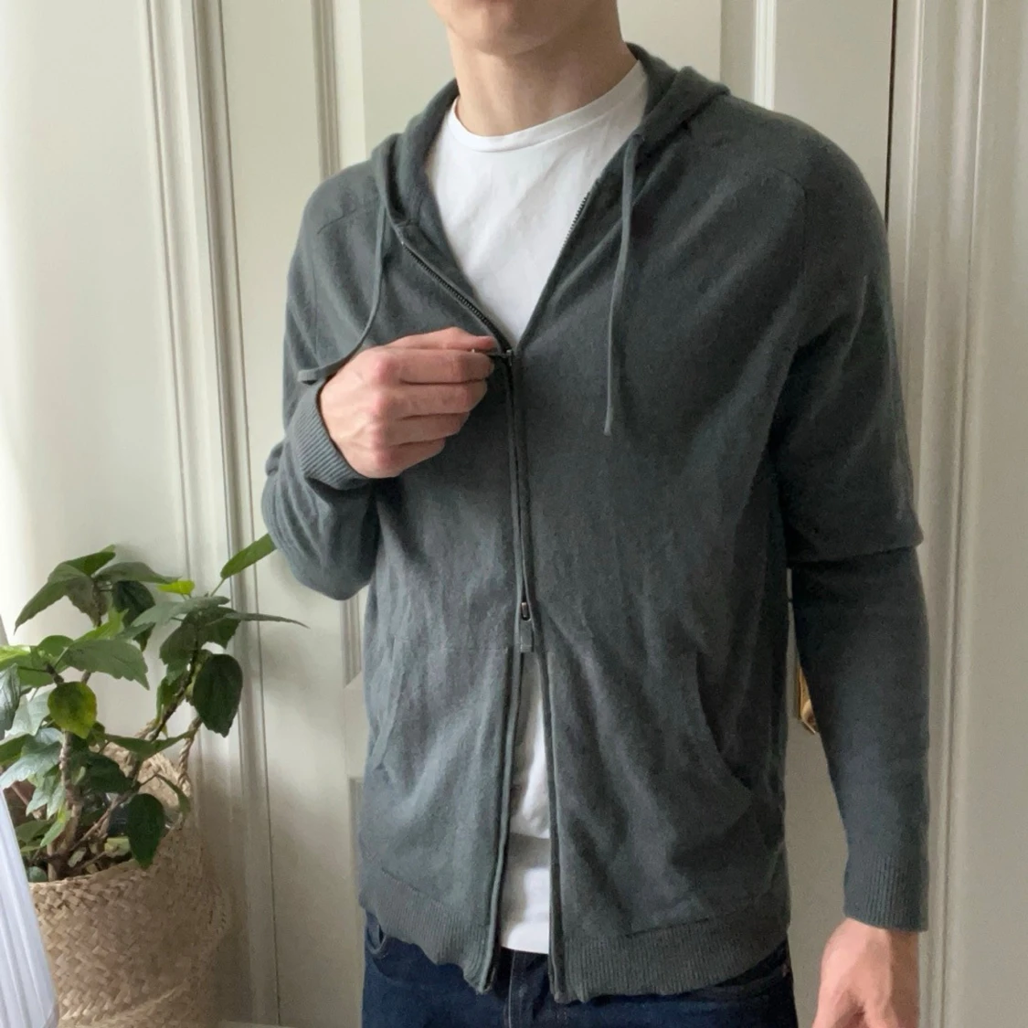 Massimo dutti full zip 100% cashmere  - 5