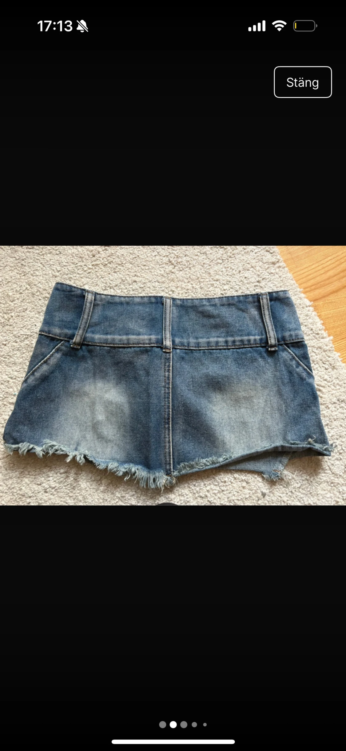 Mini jeans skirt- shein - 1