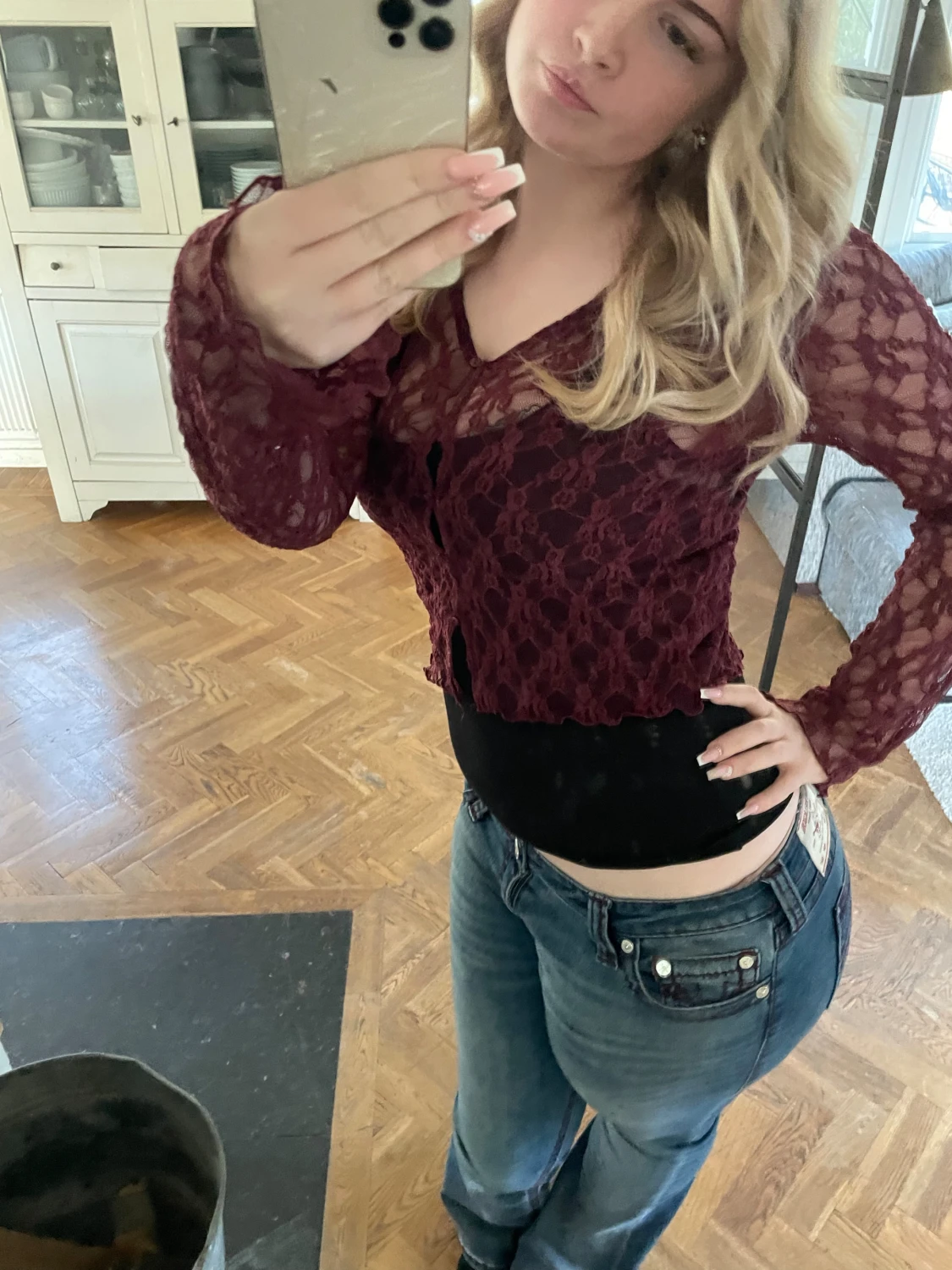 True Religion blå bootcut jeans - 2