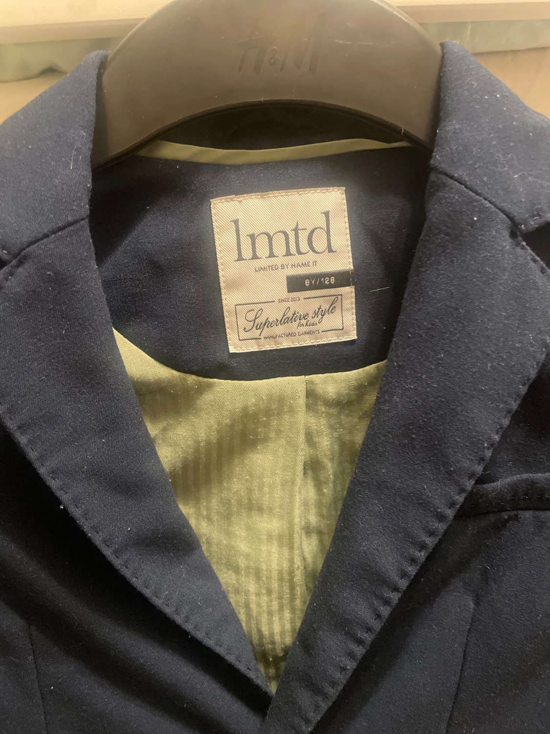 Mörkblå kavaj från LMTD, stl 128 - 1