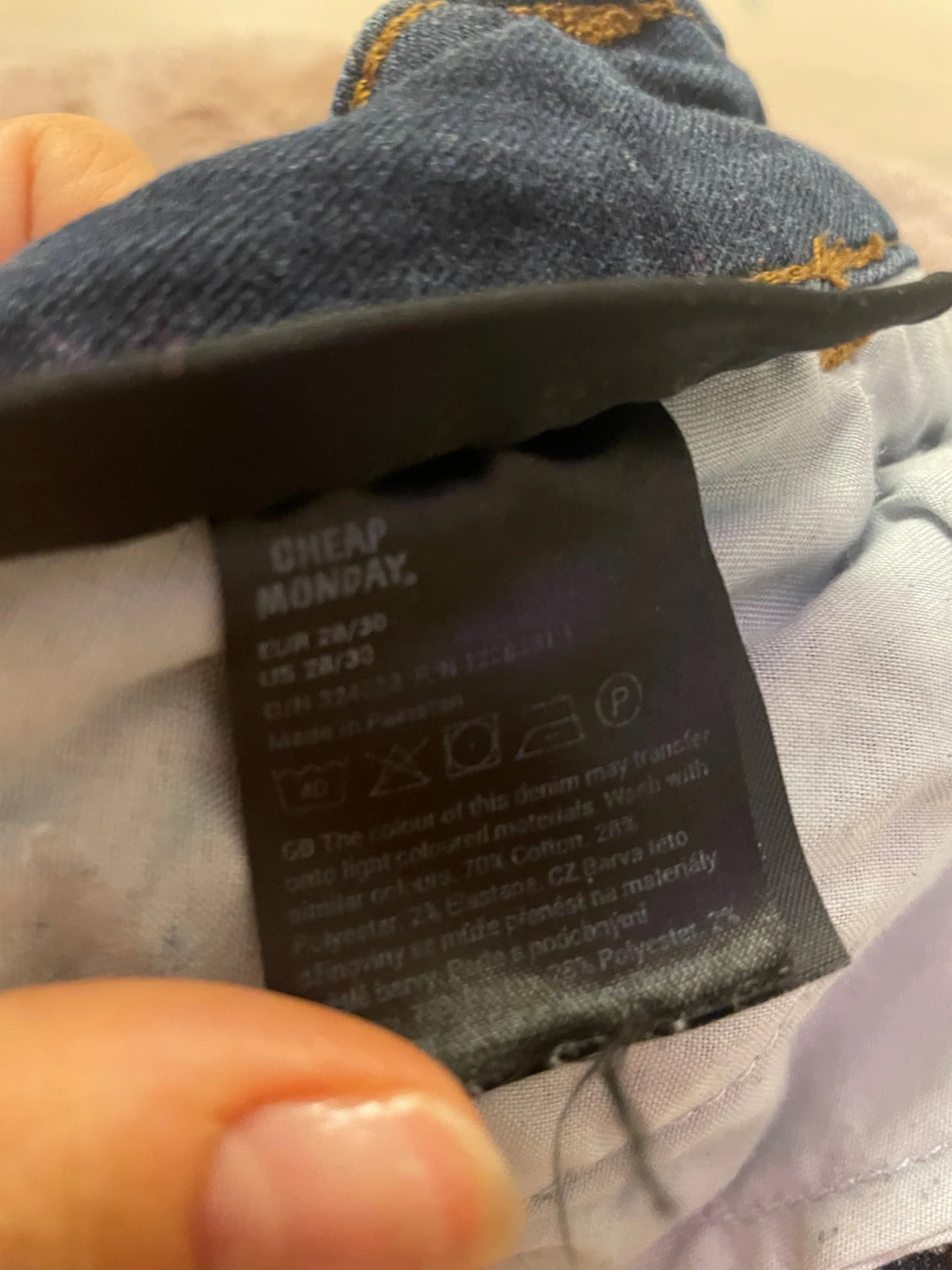 Bootcut jeans från Cheap Monday, mörkblå - 3