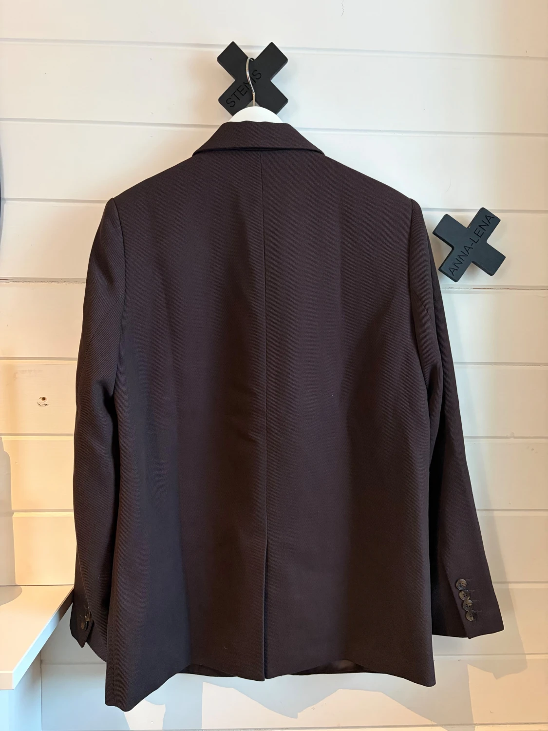 Brun oversized twill kavaj🤎 - 1