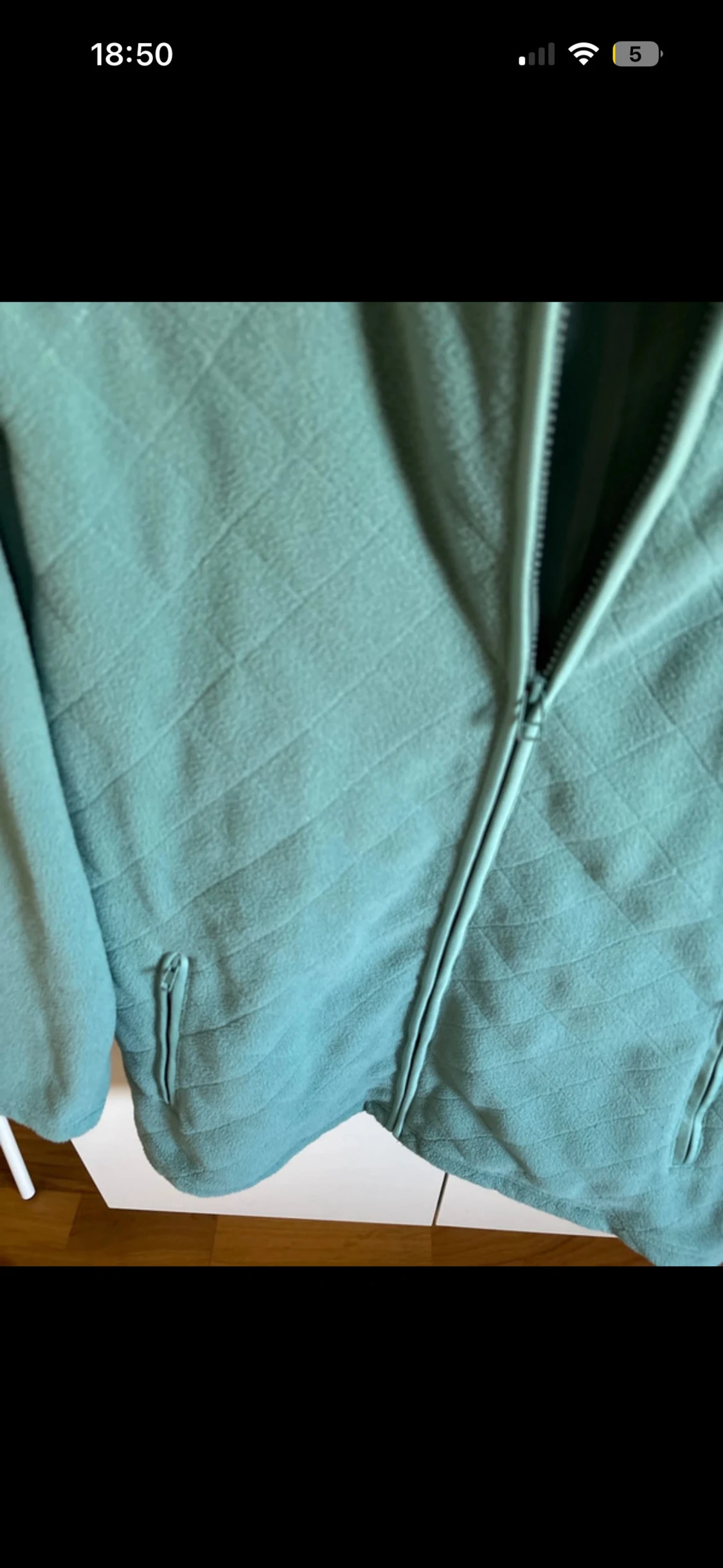 Turkos fleecejacka från Genevan - 1