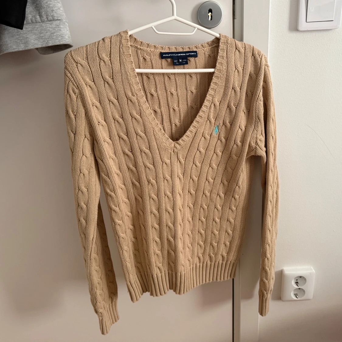 Ralph Lauren Beige stickad tröja