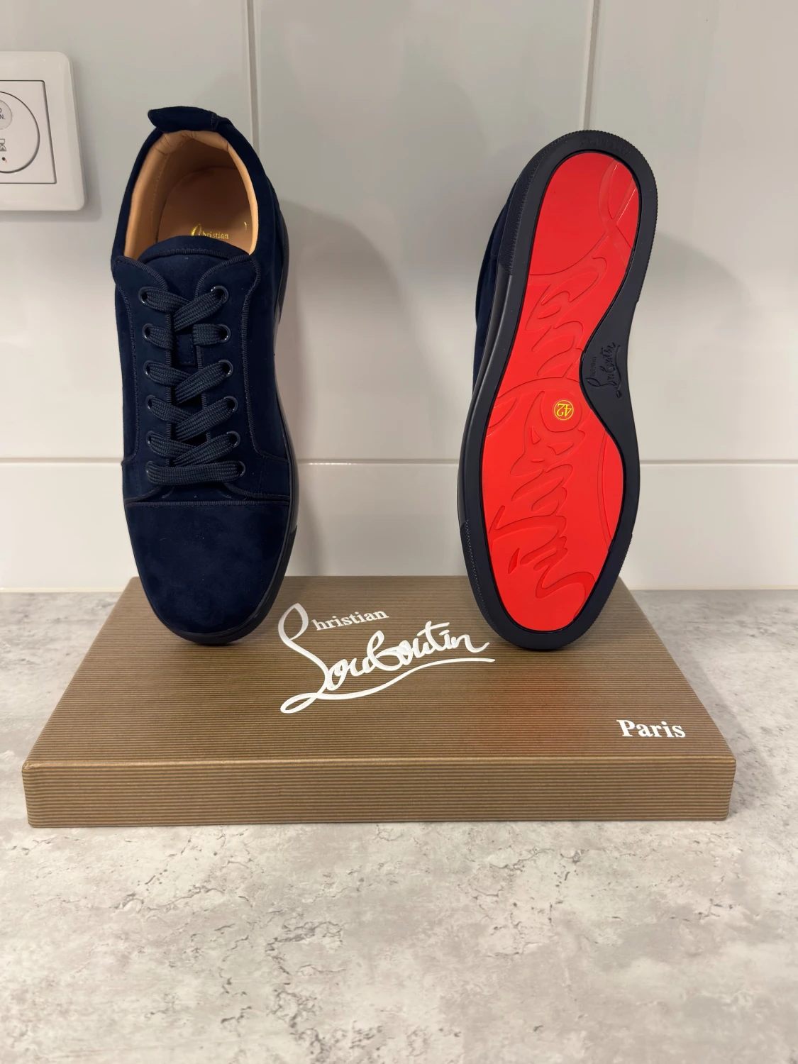 Mörkblå Christian Louboutin - 1