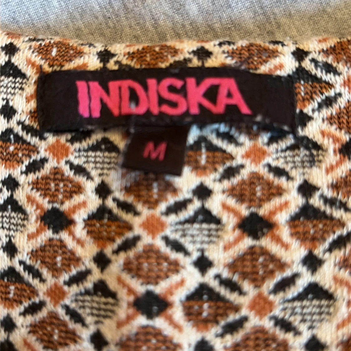 Mönstrad kortklänning från Indiska - 2