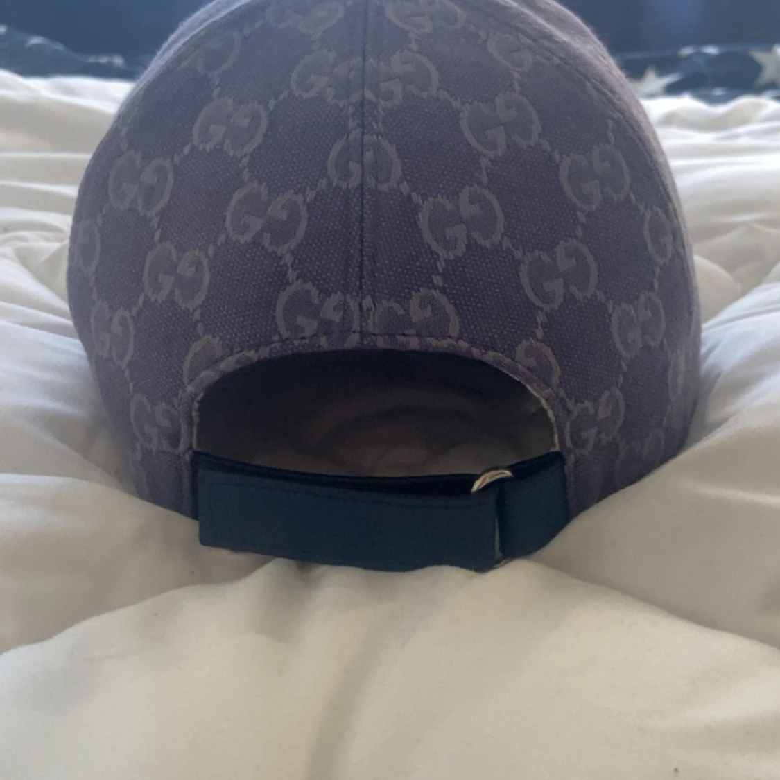 Gucci keps med GG-mönster marinblå - 3