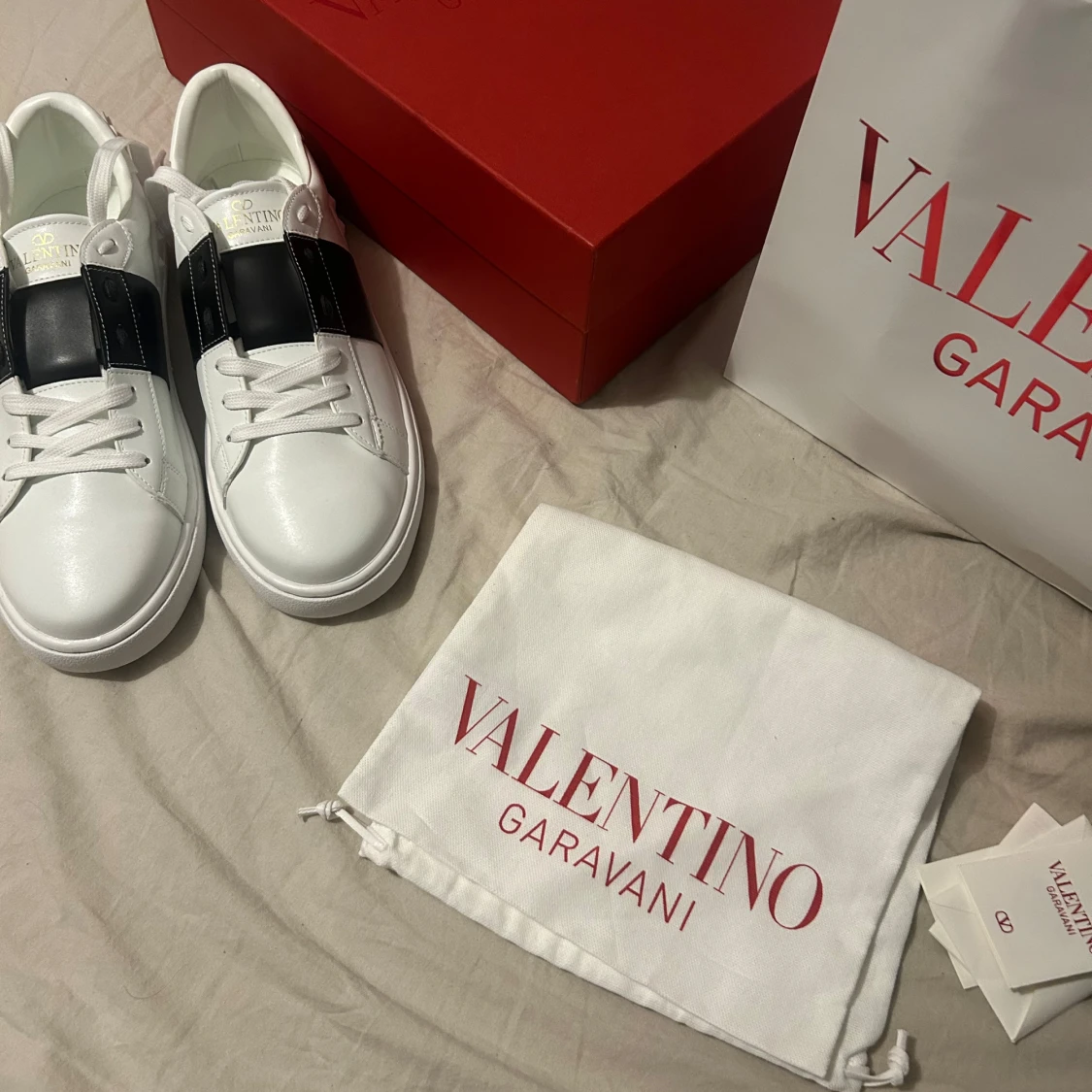 Oanvända Valentino Open Black Svarta 43 - 4