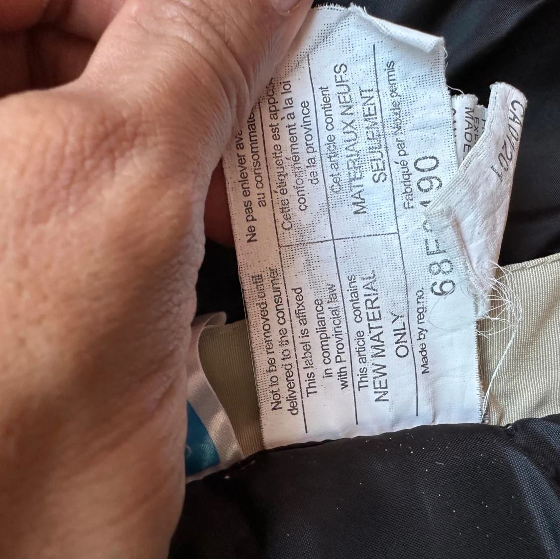 Beige Canada Goose dunjacka med huva - 3