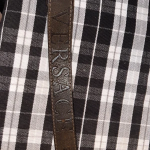 Brun Versace bälte - Snyggt brunt bälte från Versace 