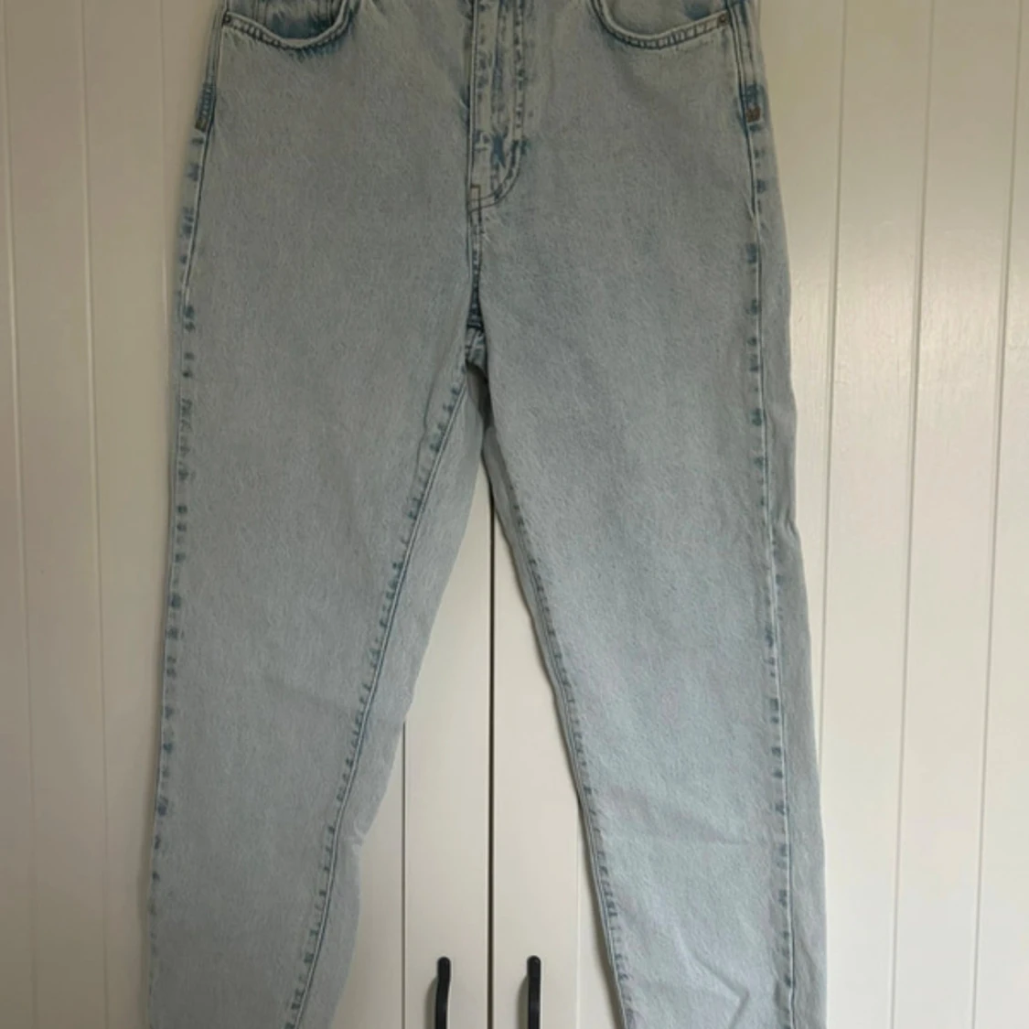 ljusblå jeans, high waist