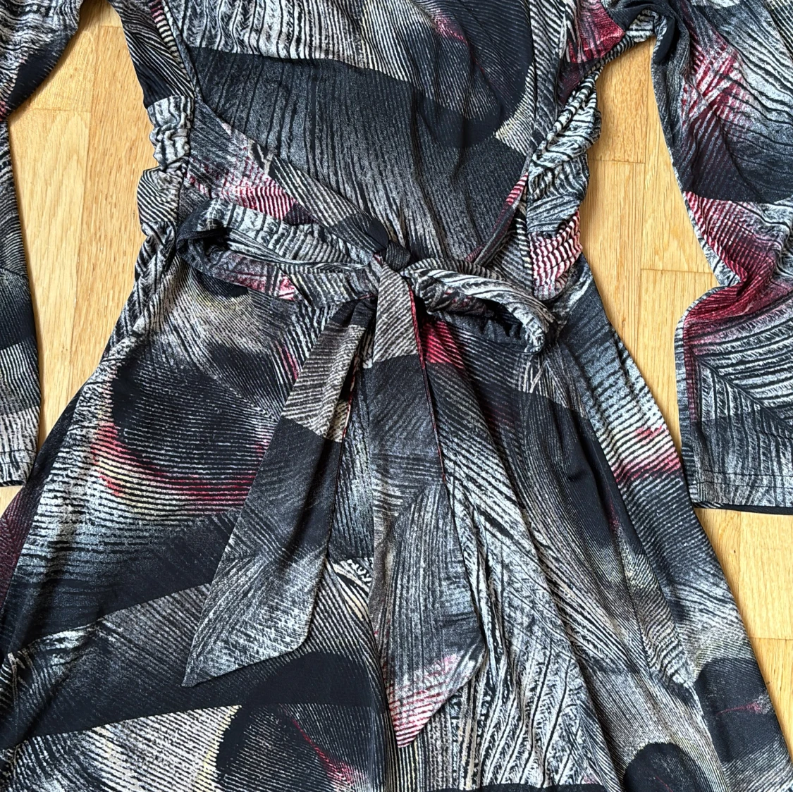 mönstrad klänning - 2