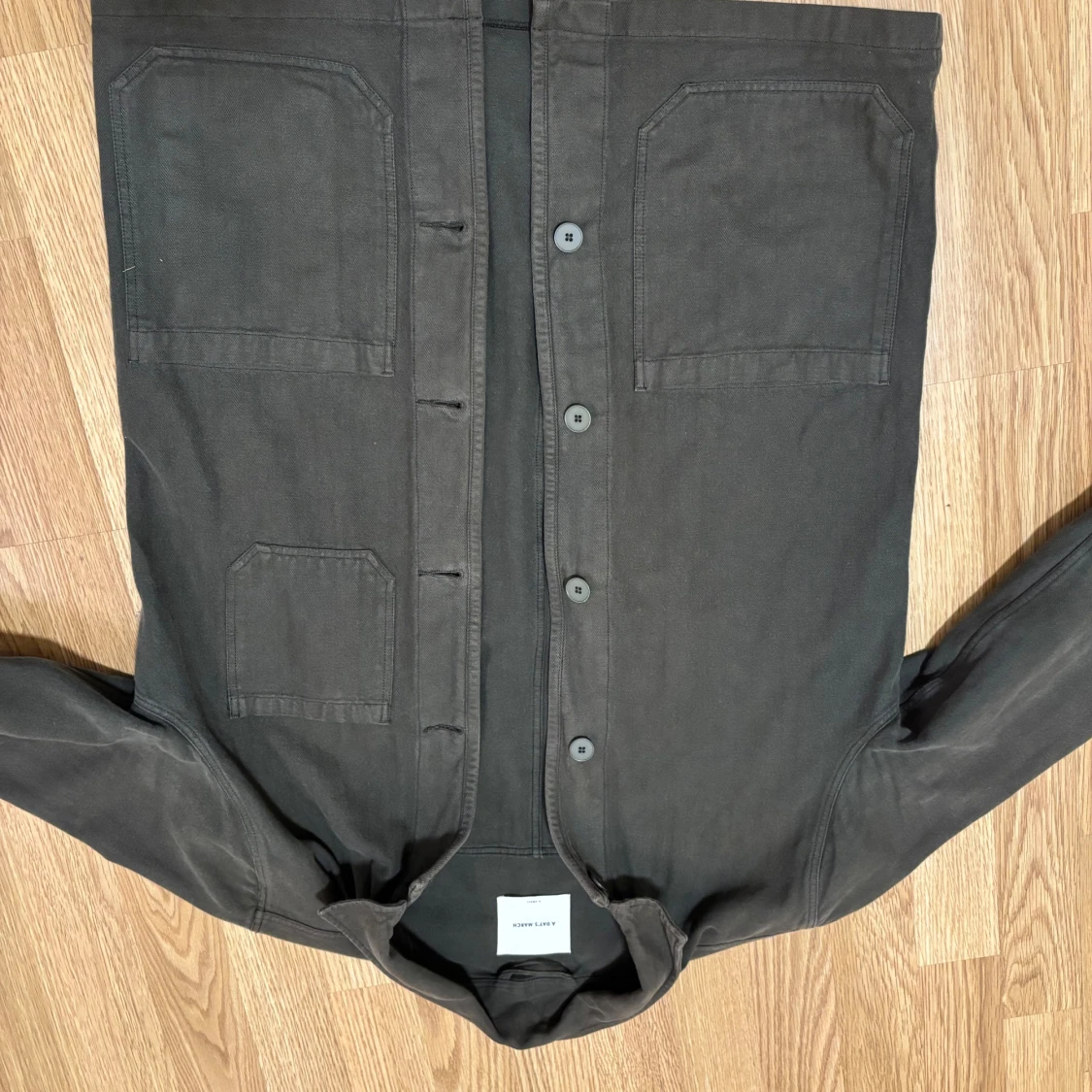 Mörkgrön overshirt från a days march  - 1