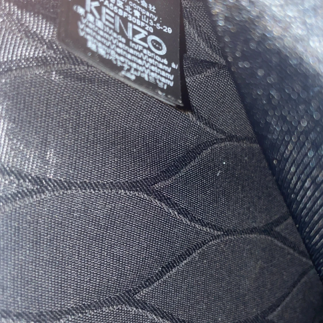 Svart Kenzo ryggsäck med tigerbrodyr - 4