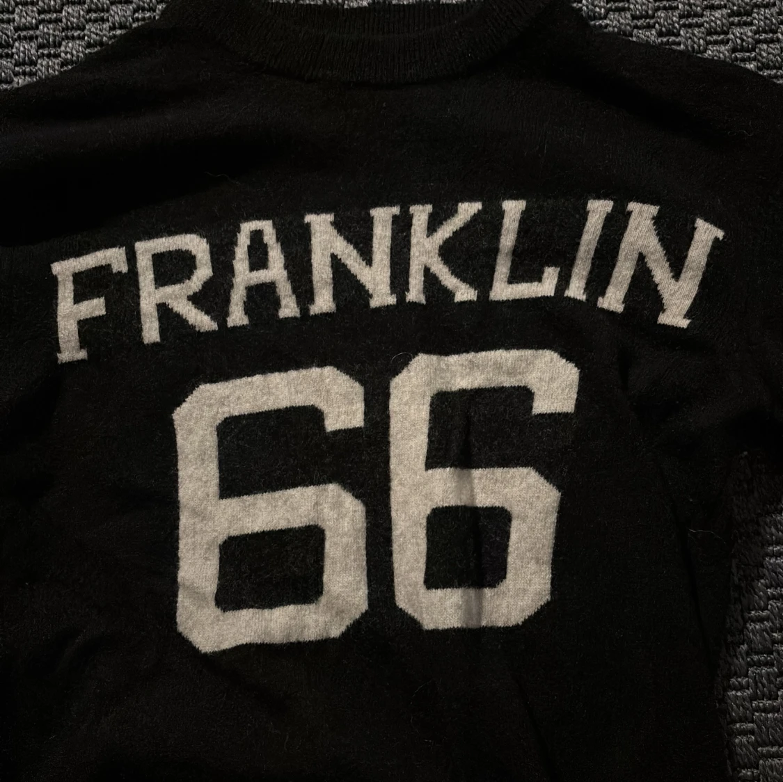 Franklin & Marshall svart stickad tröja - 3