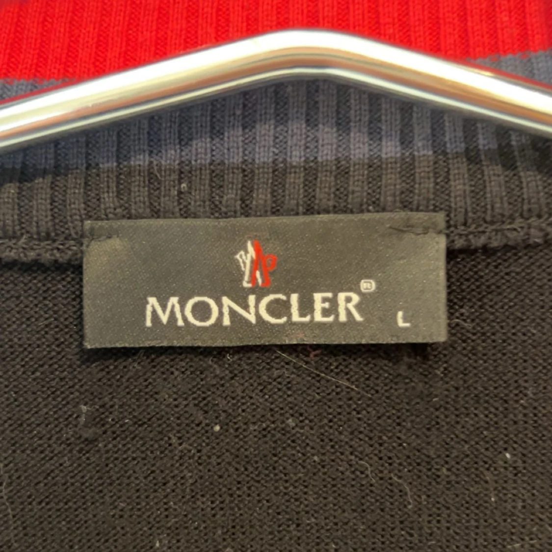 Svart Moncler kofta med dragkedja - 4