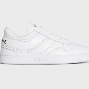 Vita sneakers från Celine i skinn - Stilrena vita sneakers från Celine i slät skinn, äkta, knappt använda, storlek 39/40, nypris 8000kr