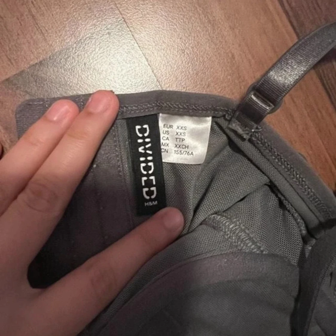 Grå mesh korsett från H&M Divided - 1