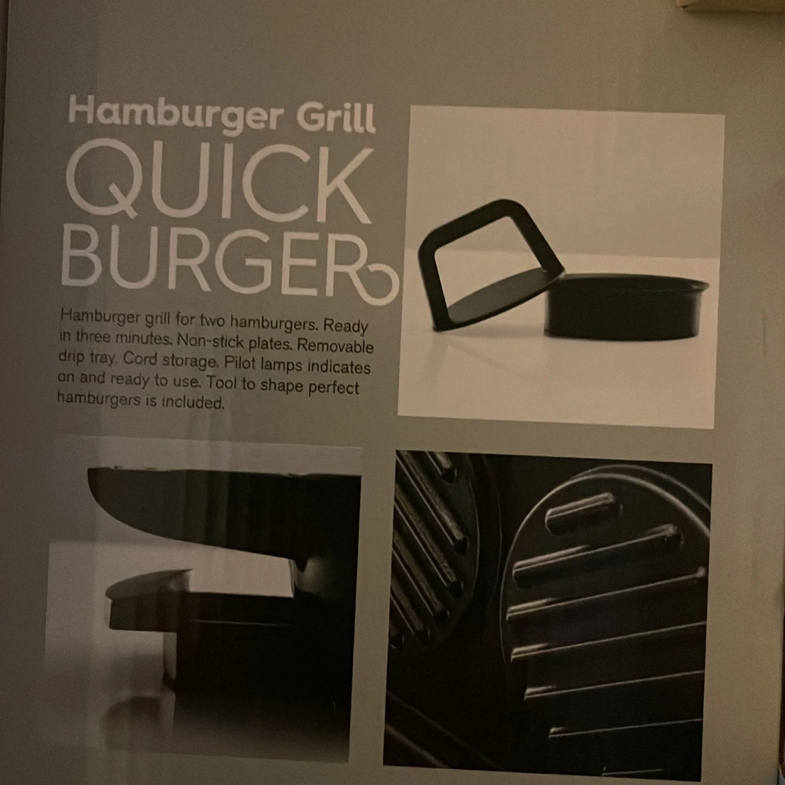 Hamburger Grill Quick Burger - 1