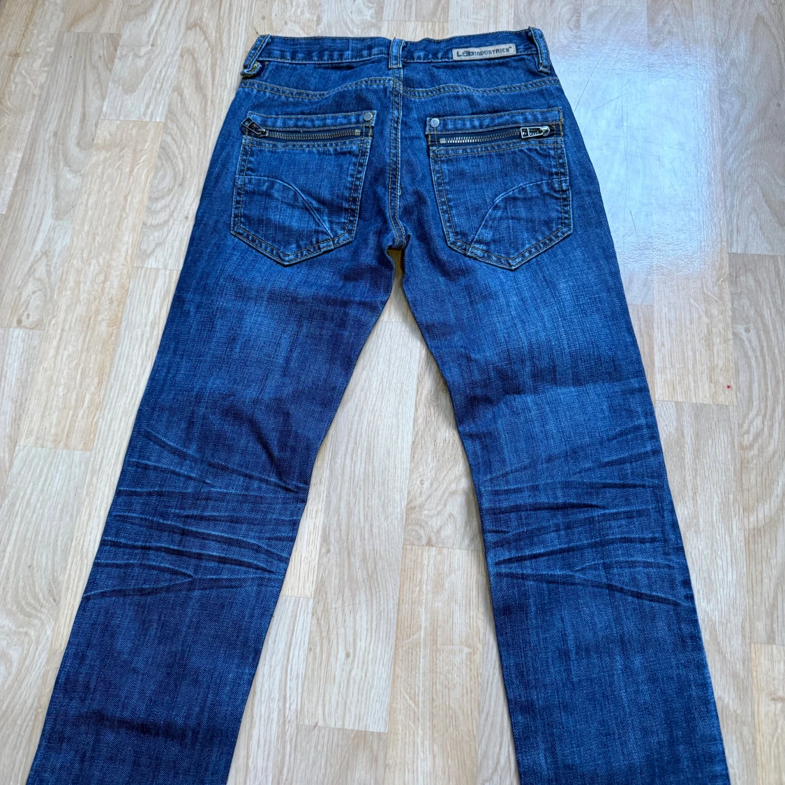 Blå jeans från Lab Industries stl 128 - 2